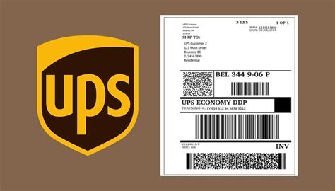 how much does ups charge to print label for a 5lb package