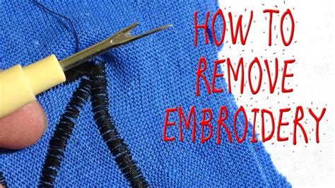 How to Remove Embroidery from Shirt: A Guide with Multiple Views